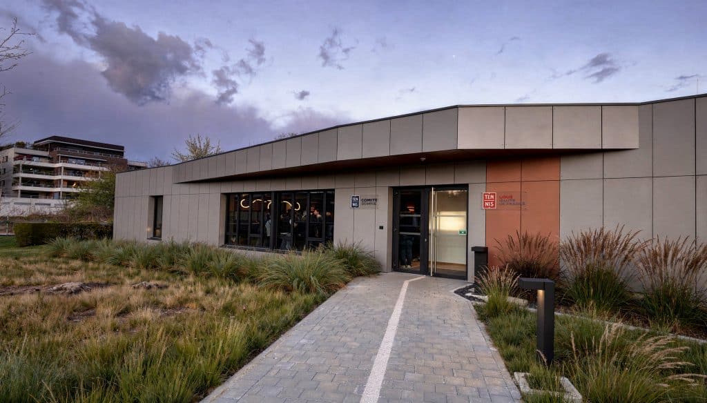 AMIENS Ligue Tennis Comité Somme construction d'un club house